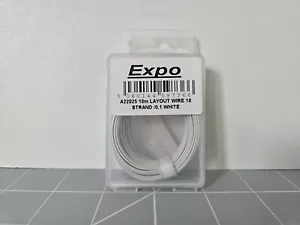10 Metres of Expo A22025 White 18 Strand 0.1mm Layout Wire - Picture 1 of 1