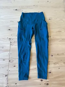 Marmot Hybrid Leggings Damen mittelgrün volle Länge Seitentaschen Klettern - Bild 1 von 8