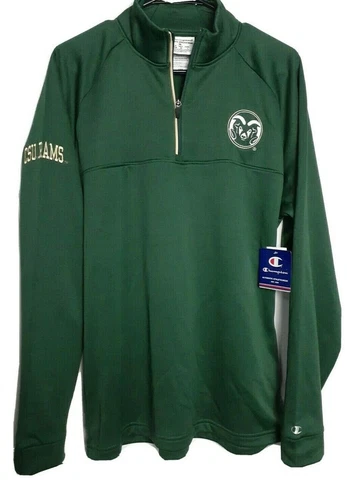 Colorado State University Rams Football Basketball 1/4 Zip Jacket XL Sweatshirt Cover