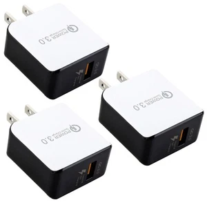 3x USB Wall Charger Fast Power Adapter For iPhone 14 13 12 Samsung Galaxy S10 20 - Picture 1 of 5