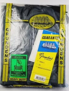 Grundens Fishing Jacket Brigg Slipover 34 Green Small- Foul Weather Gear Dry Top - Bild 1 von 4