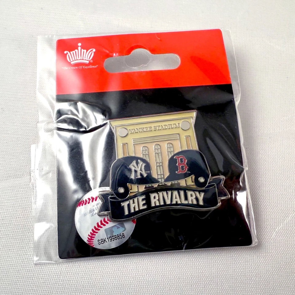 New Sealed! New York Yankees Boston Red Sox The Rivalry Pin Aminco - Image 1 of 1