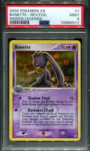 Banette - 1/101 - PSA 9 - Reverse Holo - Hidden Legends - Pokemon - 80917 - Picture 1 of 1