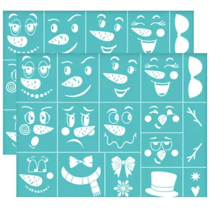 2pcs Self-Adhesive Silk Screen Printing Stencil for Painting on Wood tion - Picture 1 of 6