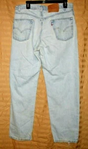Vintage Levi Strauss & Co. Blue Jeans 505 Relaxed Fit W 36 L30 - Picture 1 of 11