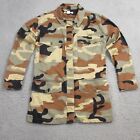 Outerknown Womens Military Shirt Jacket Size Xs Camo Twill Chore Coat Twill
