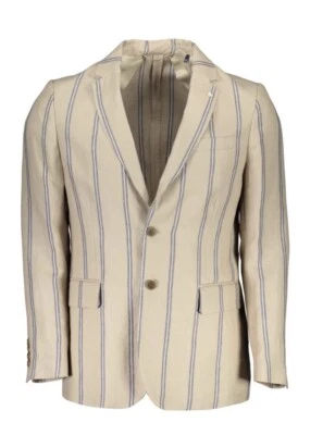 Gant Classic 100% Linen Beige Jacket Size 42” UK - Image 1 of 4