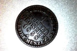 Selten 1858 A 1 Silber Groschen SACHSEN-WEIMAR-EISENACH  - Bild 1 von 2