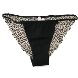 1 NEW Victoria's Secret VTG PINK Low Rise Lace String Bikini Panty MEDIUM - Picture 1 of 6