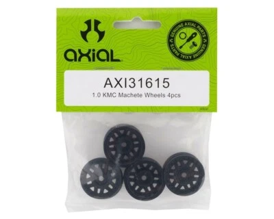 Axial SCX24 1/24 Scale C10 RC 1.0" KMC Machete Mini Crawler Wheels (4) AXI31615 - Image 1 of 4