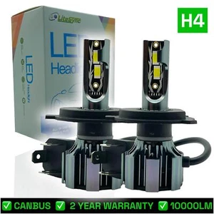 N1 H4 472 72w LED Headlight Bulbs 10000lm Canbus For Suzuki Celerio 2014- - Picture 1 of 12
