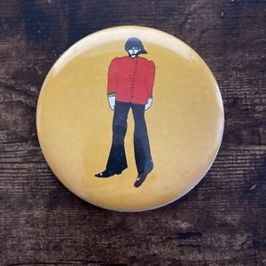 BEATLES Large 3.5" YELLOW Submarine Button Pinback Classic Rock Collectable - Picture 1 of 4