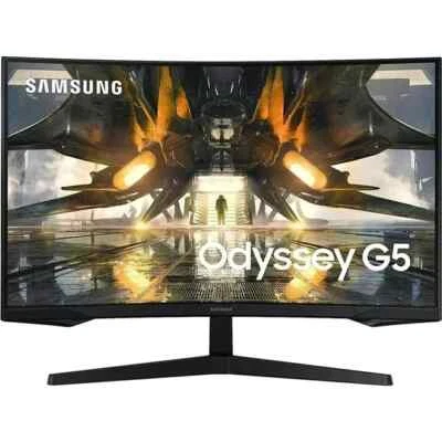 Samsung LS27AG552ENXZA Odyssey G55A 27 inch Curved WQHD 165Hz 1ms Gaming Monitor - Image 1 of 4