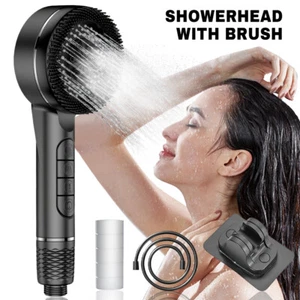 High Pressure Filtered Shower Head Handheld 4 Spray Modes Water Saving Sprinkler - Picture 1 of 15