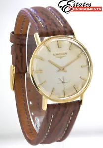 Vintage 1960er Longines Cal. 370 14k Gelbgold Herrenuhr - Bild 1 von 16