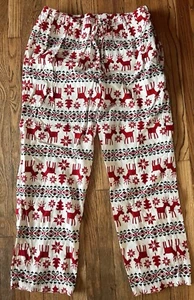Hanna Andersson Adult Flannel Chris Pajama Pants Sz Large - Picture 1 of 1