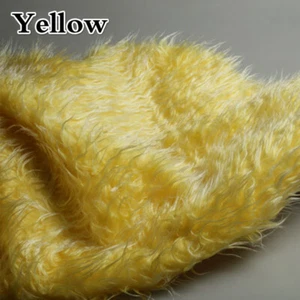 Plush Faux Fur Fabric for Toys Sofa Sewing DIY Crafts Photography Props By Metre - Picture 1 of 23