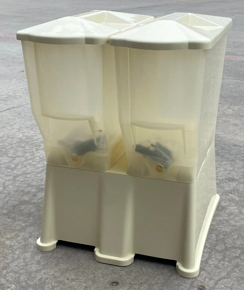 Tablecraft 3 Gal DOUBLE Drink Beverage Dispenser TW33 Almond *No Drip Tray* NEW - Image 1 of 1