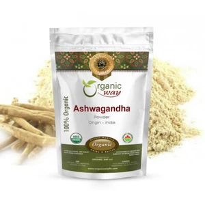 Organic Way Ashwagandha Root Powder - Organic, Kosher & USDA Certified - Picture 1 of 7