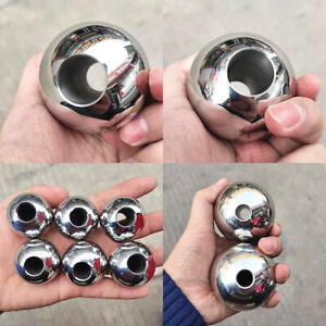 10 piezas/bolsa de acero 8 mm bola de armadura stop motion con orificio de 4 mm bola de acero sin roscar