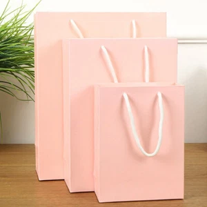 100x Brows Atelier Laminated Medium Bag Shopping Carrier Loveheart Pink Bags - Picture 1 of 8
