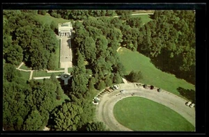 Cartolina veduta aerea Abraham Lincoln luogo di nascita sito storico nazionale Kentucky - Foto 1 di 2