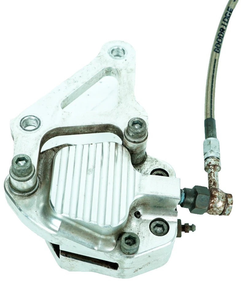 83 Harley Sportster 1000 XLX OEM Front Left Brake Caliper w/ Line Hose Pipe 1347 - Image 1 of 4