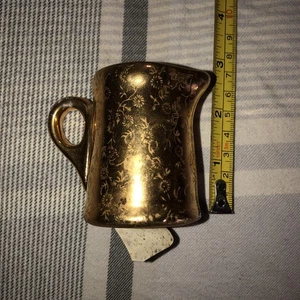 ANTIQUE 22K GOLD PORCELAIN CREAMER COLLECTORS SALE OR FARM GOLD - Picture 1 of 7