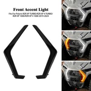 Luz de giro delantera negra para Polaris RZR XP 4 Turbo 2019-2022 - Imagen 1 de 14