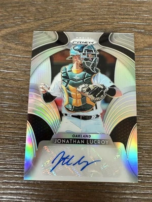 2019 Panini Prizm #S-JL Jonathan Lucroy Signatures - Image 1 of 2