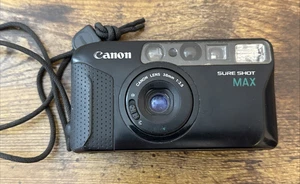 Canon Sure Shot MAX 35mm film point and shoot camera w/ 38mm 1:3.5 PARTS/REPAIR - Picture 1 of 8