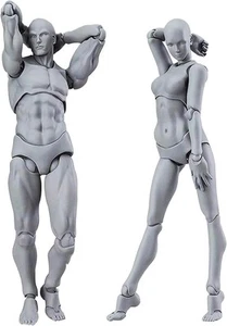 Artists Manikin Art Mannequin Figures Supplies Drawing Gray Colored Version - Picture 1 of 9
