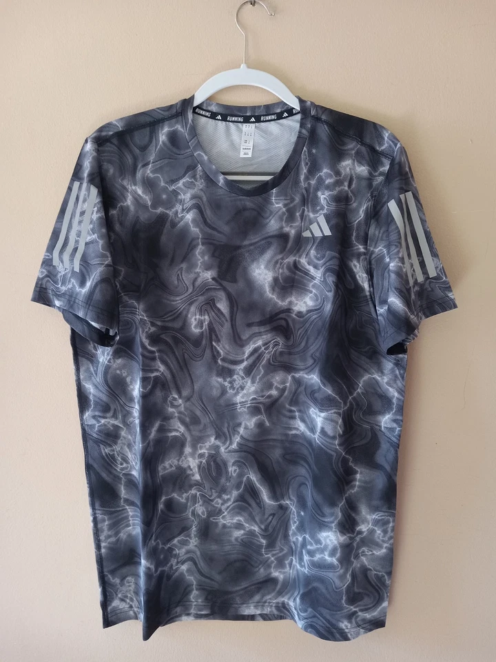 Adidas OTR AOP T-Shirt White / Black / Gray IB6394 Men’s Size 2XL (Y304)