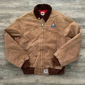 Vintage Carhartt J13 BRN Santa Fe Duck Lining Jacket Size Large - Bild 1 von 7