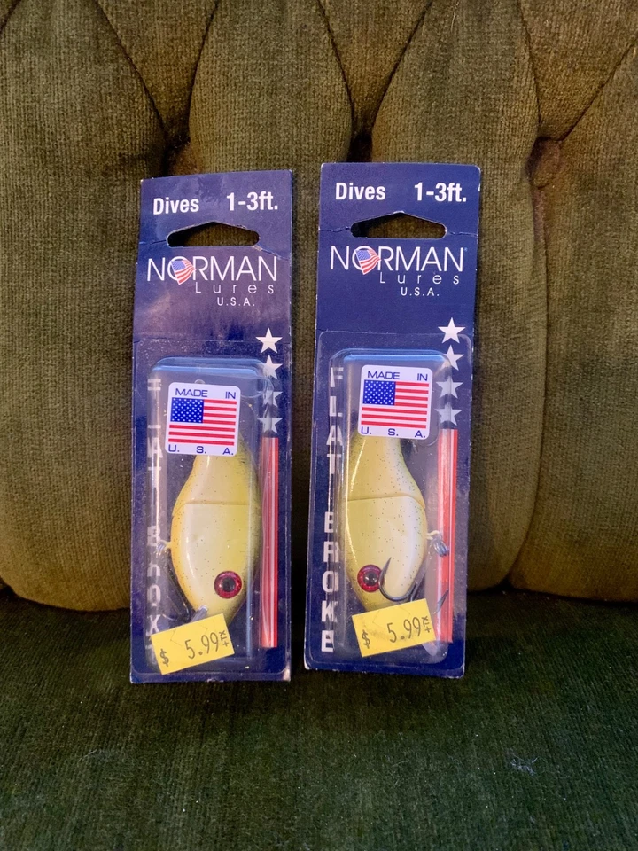 Norman Flat Broke Lot of (2), New in Package, Rootbeer color. Pre-Pradco - Image 1 of 4