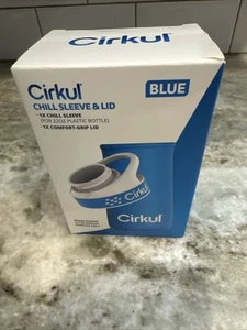 Manga Cirkul Chill y tapa Comfort para 22 oz. Botella de plástico reutilizable azul - nueva - Imagen 1 de 2