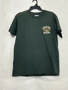 Vintage GREEN BAY PACKERS CHAMPION T-Shirt MEDIUM Football NFL Single Stitch 90s - Picture 1 of 9