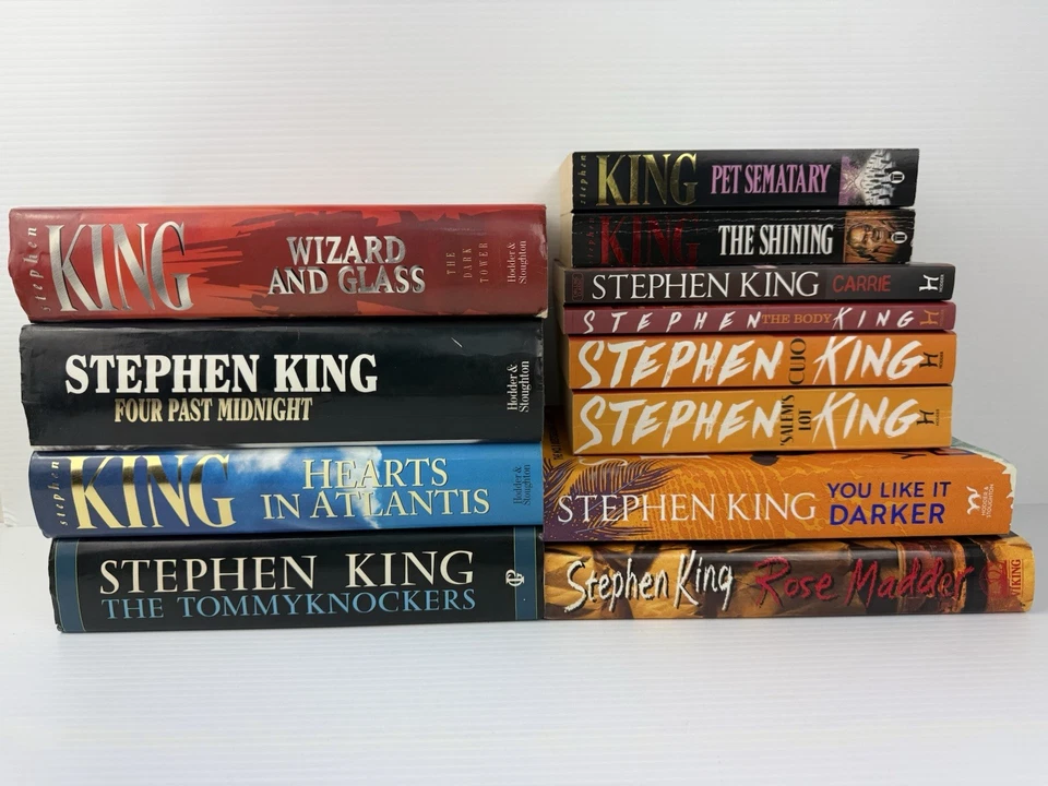Stephen King Book Bundle Lot x 12 inc First Edition Hardcovers Horror Thriller - Image 1 of 4