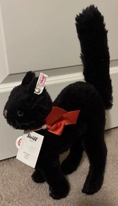 steiff Scary Black cat New With Tags 682513 - Picture 1 of 9
