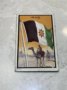 Carte Topps Midgee Drapeaux du Monde 1963 # 43 IRAQ - Photo 1/2