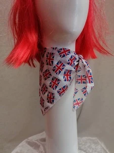 Union Jack Flag Bandana Scarf 80th VE Day Celebrations Eurovision Human Or Dog - Picture 1 of 2