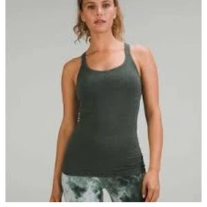 Lululemon Athletica Tank Top Racerback Activewear Athletic Sleeveless Olive - Picture 1 of 7