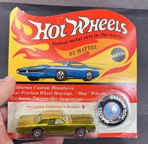 Hot Wheels Redline Lincoln Continental Mark III Golden Yellow Capped Wheels - Bild 1 von 6