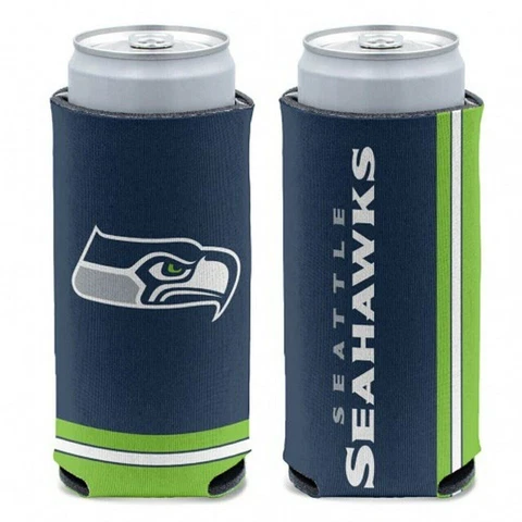 Seattle Seahawks NFL Slim Can Cooler Cover