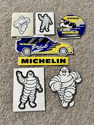Vintage Michelin Man Motorsport Decals Stickers  NOS Bundle Rally Cosworth Pilot - Image 1 of 4