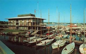 Postcard Annapolis Yacht Club, Annapolis Maryland Vintage - Picture 1 of 2