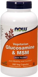 NowFoods Vegetarian Glucosamine 240 Veg Capsules (SEAL OPENED) - Picture 1 of 8