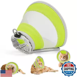 GoGoPaw Breathable Air Mesh Cat Cone Collar Soft to Stop Licking, Adjustable, - Picture 1 of 5