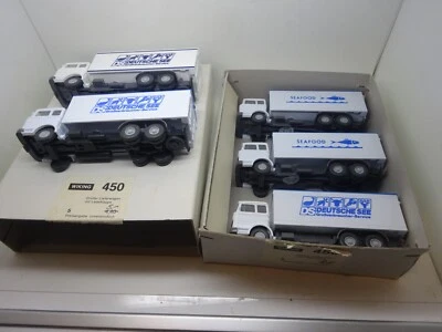 WIKING: Händlerpackung 450 Con 5x MB 2223 Furgone M.Portellone di Carico (SSK28 - Immagine 1 di 4