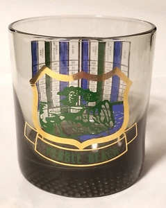 Pebble Beach Golf - Drink / Cocktail / Rocks Glass: 3-1/2" Tall - Unique & Rare - Picture 1 of 6